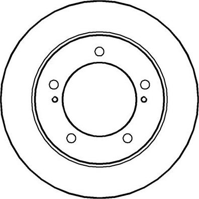 NATIONAL NBD257 - Disc frana aaoparts.ro