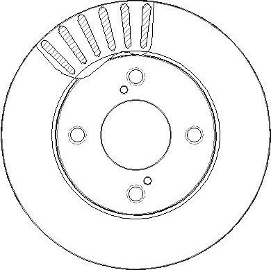 NATIONAL NBD2052 - Disc frana aaoparts.ro