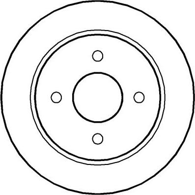 NATIONAL NBD202 - Disc frana aaoparts.ro