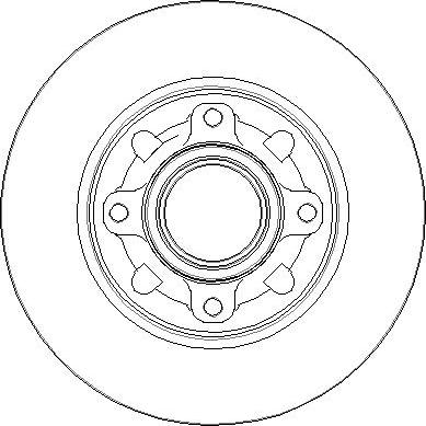 NATIONAL NBD2070 - Disc frana aaoparts.ro