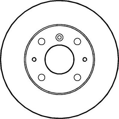 NATIONAL NBD214 - Disc frana aaoparts.ro
