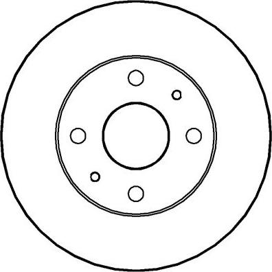 NATIONAL NBD213 - Disc frana aaoparts.ro