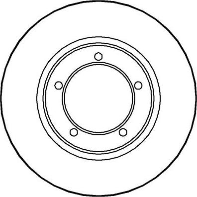 NATIONAL NBD281 - Disc frana aaoparts.ro