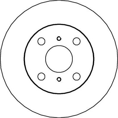 NATIONAL NBD272 - Disc frana aaoparts.ro