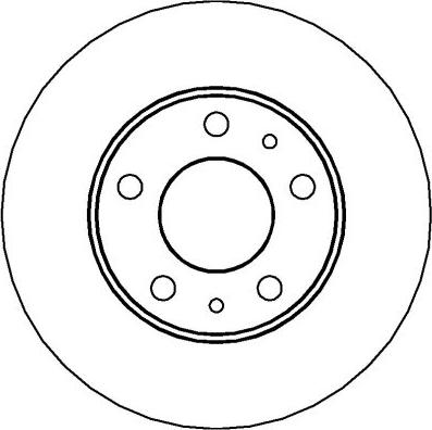 NATIONAL NBD745 - Disc frana aaoparts.ro