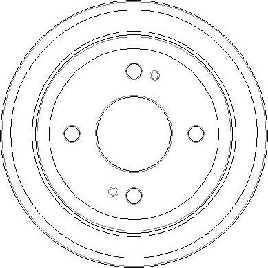 NATIONAL NDR024 - Tambur frana aaoparts.ro