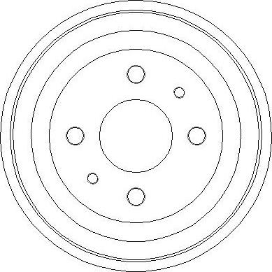 NATIONAL NDR026 - Tambur frana aaoparts.ro