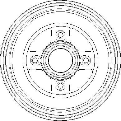 NATIONAL NDR376 - Tambur frana aaoparts.ro