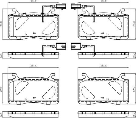 NATIONAL NP3059 - Set placute frana,frana disc aaoparts.ro