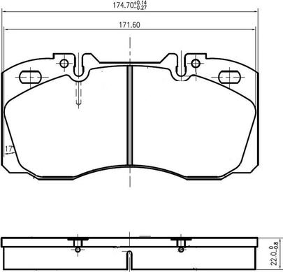 NATIONAL NP2982 - Set placute frana,frana disc aaoparts.ro