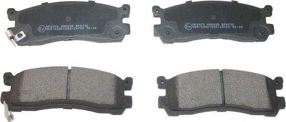 NATIONAL NP2975 - Set placute frana,frana disc aaoparts.ro