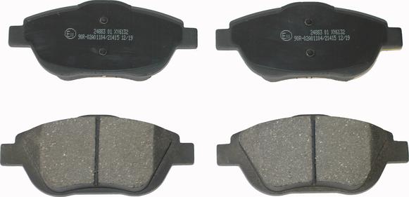 NATIONAL NP2549 - Set placute frana,frana disc aaoparts.ro