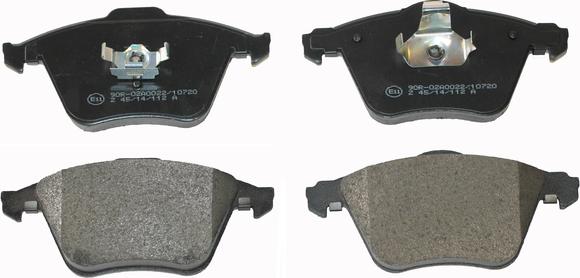 NATIONAL NP2556 - Set placute frana,frana disc aaoparts.ro