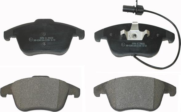 NATIONAL NP2536 - Set placute frana,frana disc aaoparts.ro