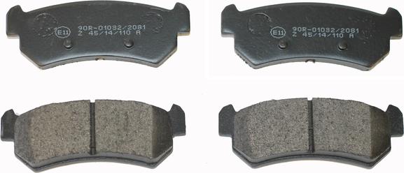 NATIONAL NP2529 - Set placute frana,frana disc aaoparts.ro