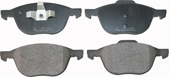 NATIONAL NP2002 - Set placute frana,frana disc aaoparts.ro