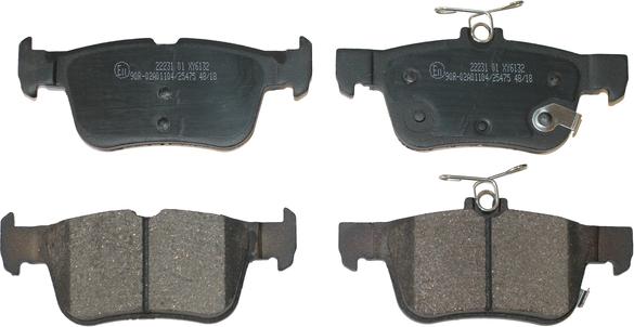 NATIONAL NP2761 - Set placute frana,frana disc aaoparts.ro
