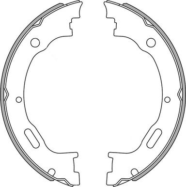 NATIONAL NS4087 - Set saboti frana aaoparts.ro