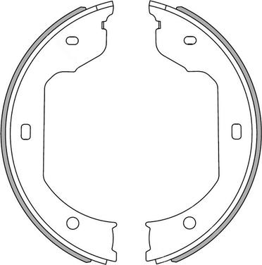 NATIONAL NS4031 - Set saboti frana aaoparts.ro