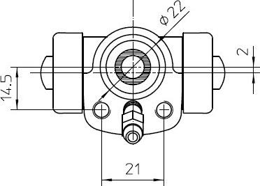 NATIONAL NWC5039 - Cilindru receptor frana aaoparts.ro