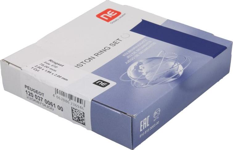 NE 120 037 0061 00 - Set segmenti piston aaoparts.ro