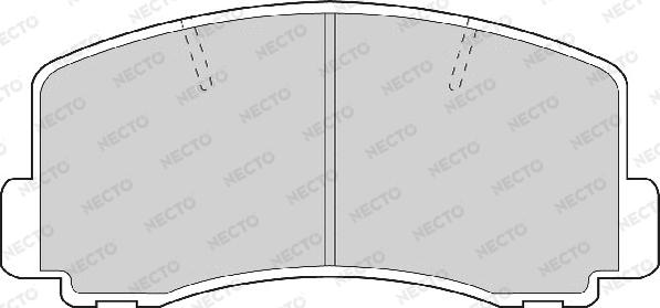 Necto FD901A - Set placute frana,frana disc aaoparts.ro