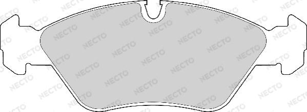 Necto FD413A - Set placute frana,frana disc aaoparts.ro