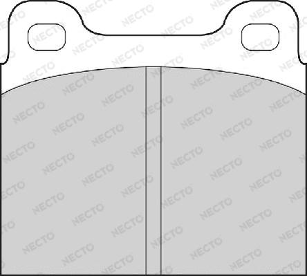 Necto FD50A - Set placute frana,frana disc aaoparts.ro