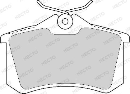 Necto FD6940A - Set placute frana,frana disc aaoparts.ro