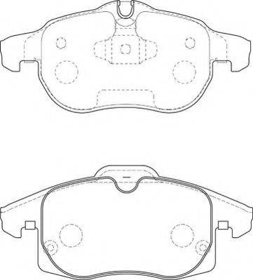 Necto FD6947N - Set placute frana,frana disc aaoparts.ro