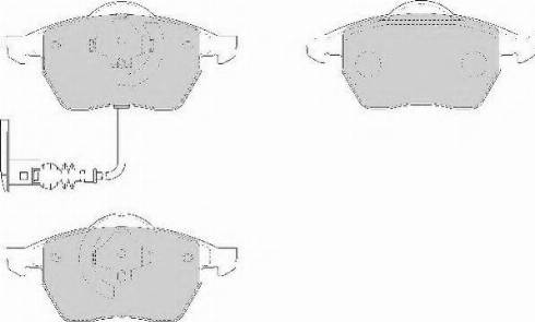Necto FD6915N - Set placute frana,frana disc aaoparts.ro