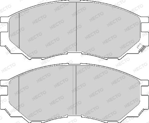 Necto FD6913A - Set placute frana,frana disc aaoparts.ro