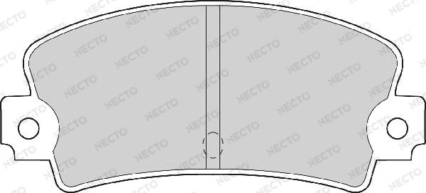 Necto FD659A - Set placute frana,frana disc aaoparts.ro