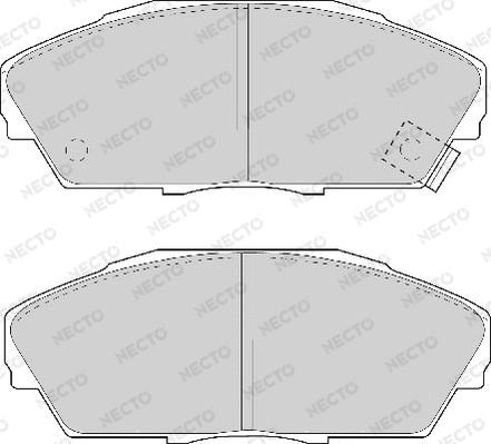 Necto FD6535A - Set placute frana,frana disc aaoparts.ro