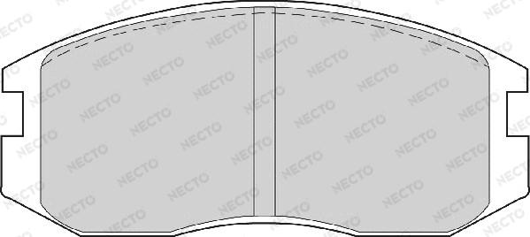 Necto FD6573A - Set placute frana,frana disc aaoparts.ro