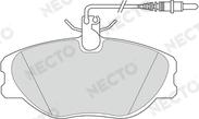 Necto FD6612A - Set placute frana,frana disc aaoparts.ro