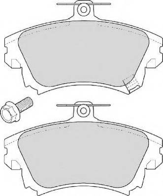Necto FD6857N - Set placute frana,frana disc aaoparts.ro