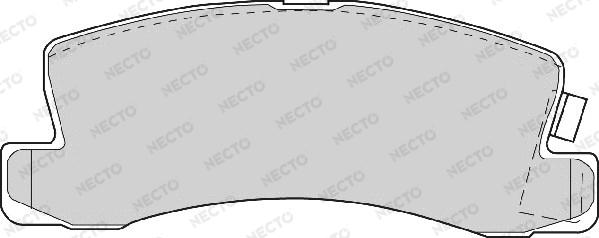 Necto FD6345A - Set placute frana,frana disc aaoparts.ro