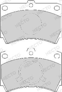 Necto FD6350A - Set placute frana,frana disc aaoparts.ro