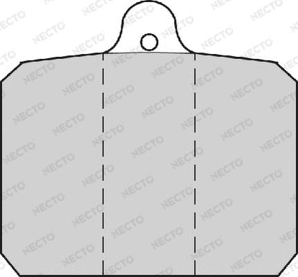 Necto FD6331A - Set placute frana,frana disc aaoparts.ro