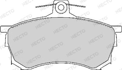 Necto FD6798A - Set placute frana,frana disc aaoparts.ro