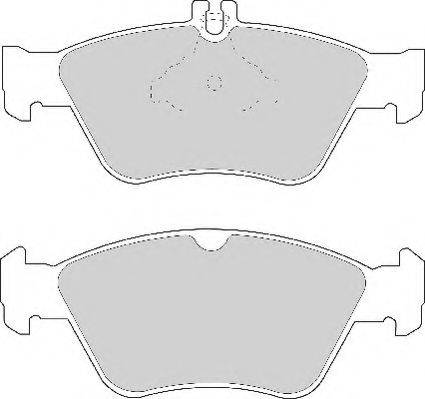 Mercedes-Benz 0024204420 - Set placute frana,frana disc aaoparts.ro