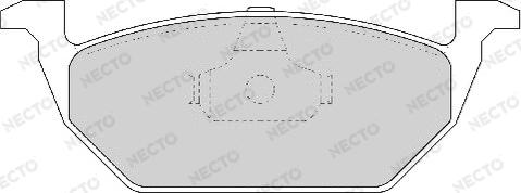 Necto FD6754A - Set placute frana,frana disc aaoparts.ro