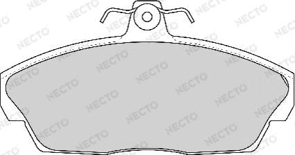Necto FD6766A - Set placute frana,frana disc aaoparts.ro