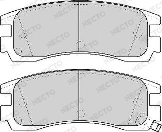 Necto FD6763A - Set placute frana,frana disc aaoparts.ro