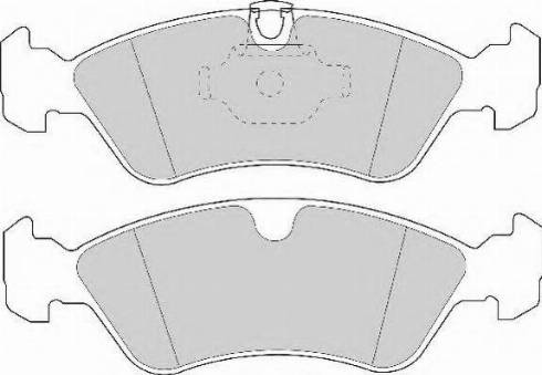 Necto FD6709N - Set placute frana,frana disc aaoparts.ro