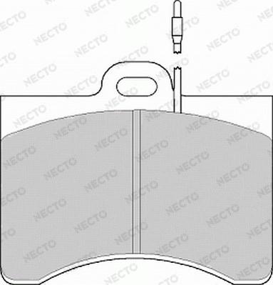 Necto FD153A - Set placute frana,frana disc aaoparts.ro