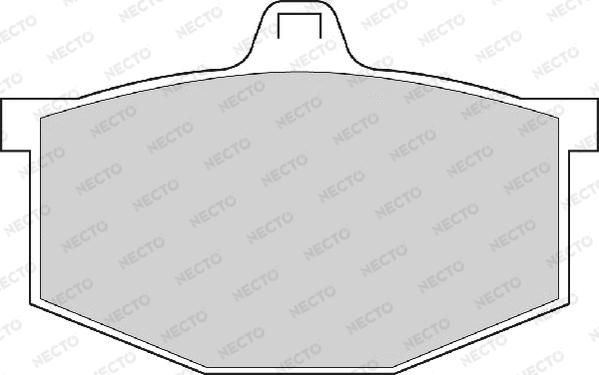 Necto FD225A - Set placute frana,frana disc aaoparts.ro