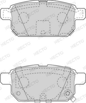 Necto FD7562A - Set placute frana,frana disc aaoparts.ro
