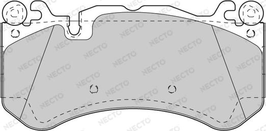 Necto FD7516A - Set placute frana,frana disc aaoparts.ro